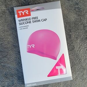 TYR Vibrant Pink Silicone Swim Cap